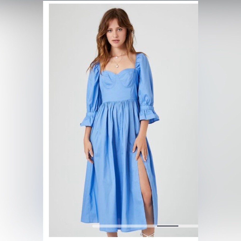 NWT Forever 21 Sweetheart Midi Dress Size Medium